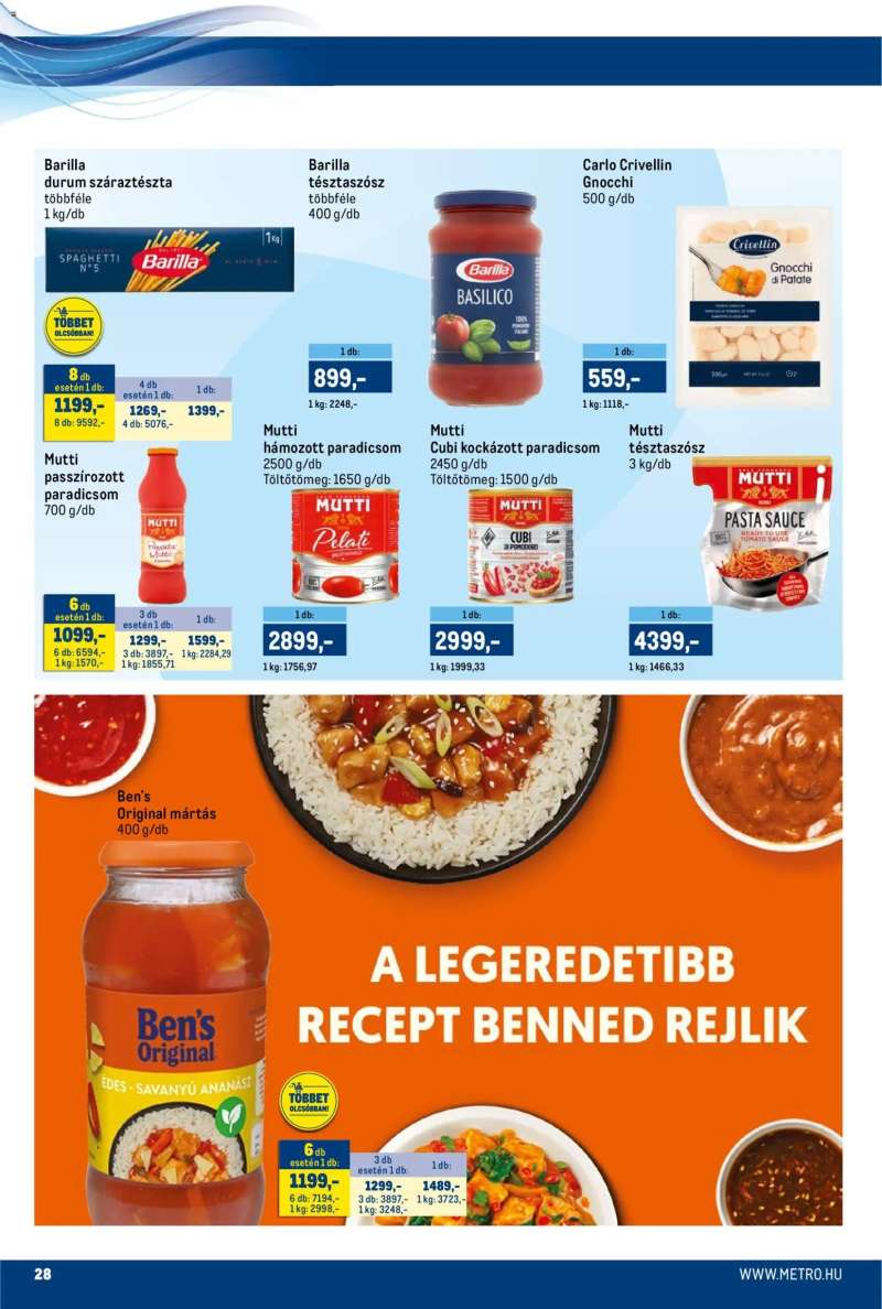 Metro Akciós újság Metro 28 oldal