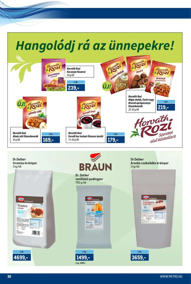 Metro Akciós újság Metro 32 oldal