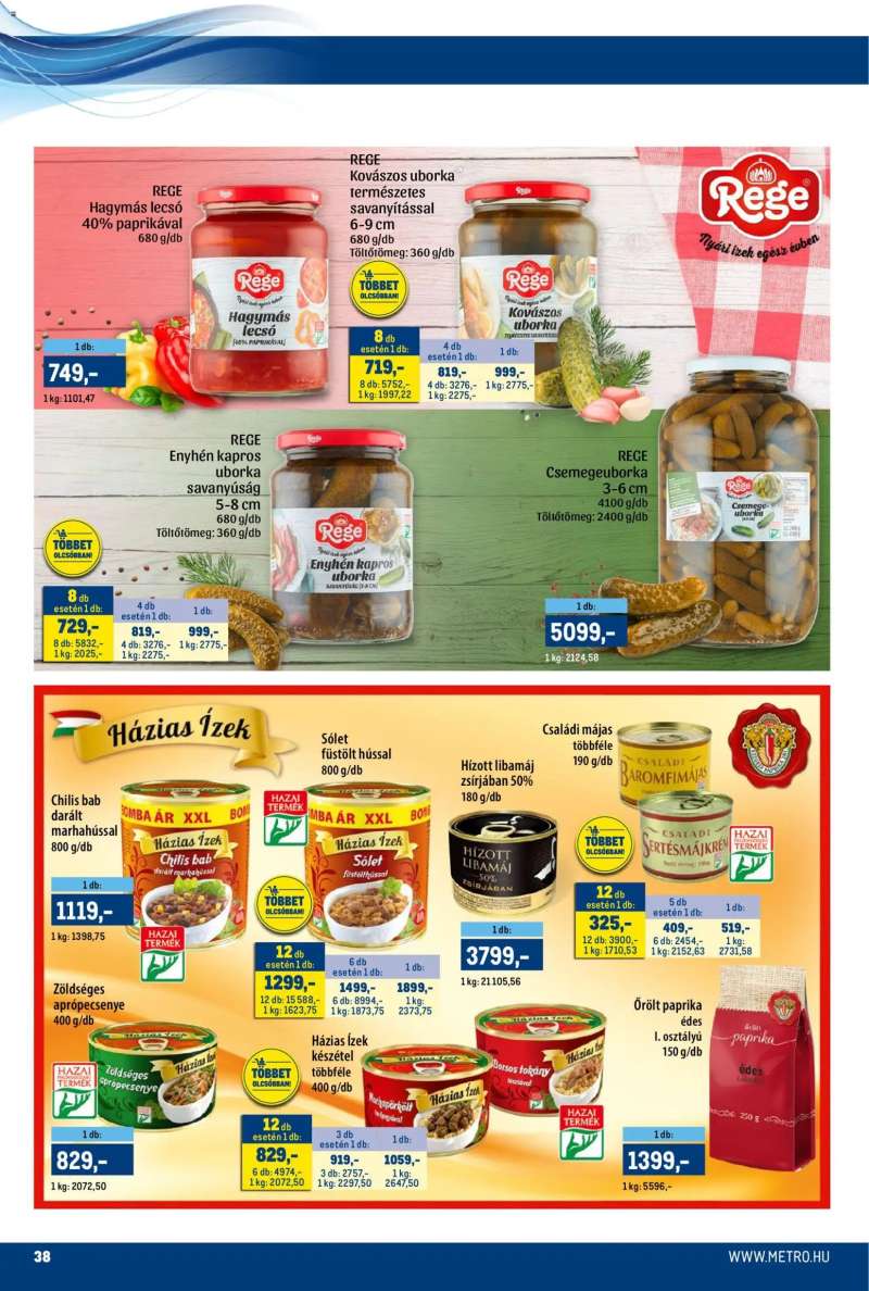Metro Akciós újság Metro 38 oldal