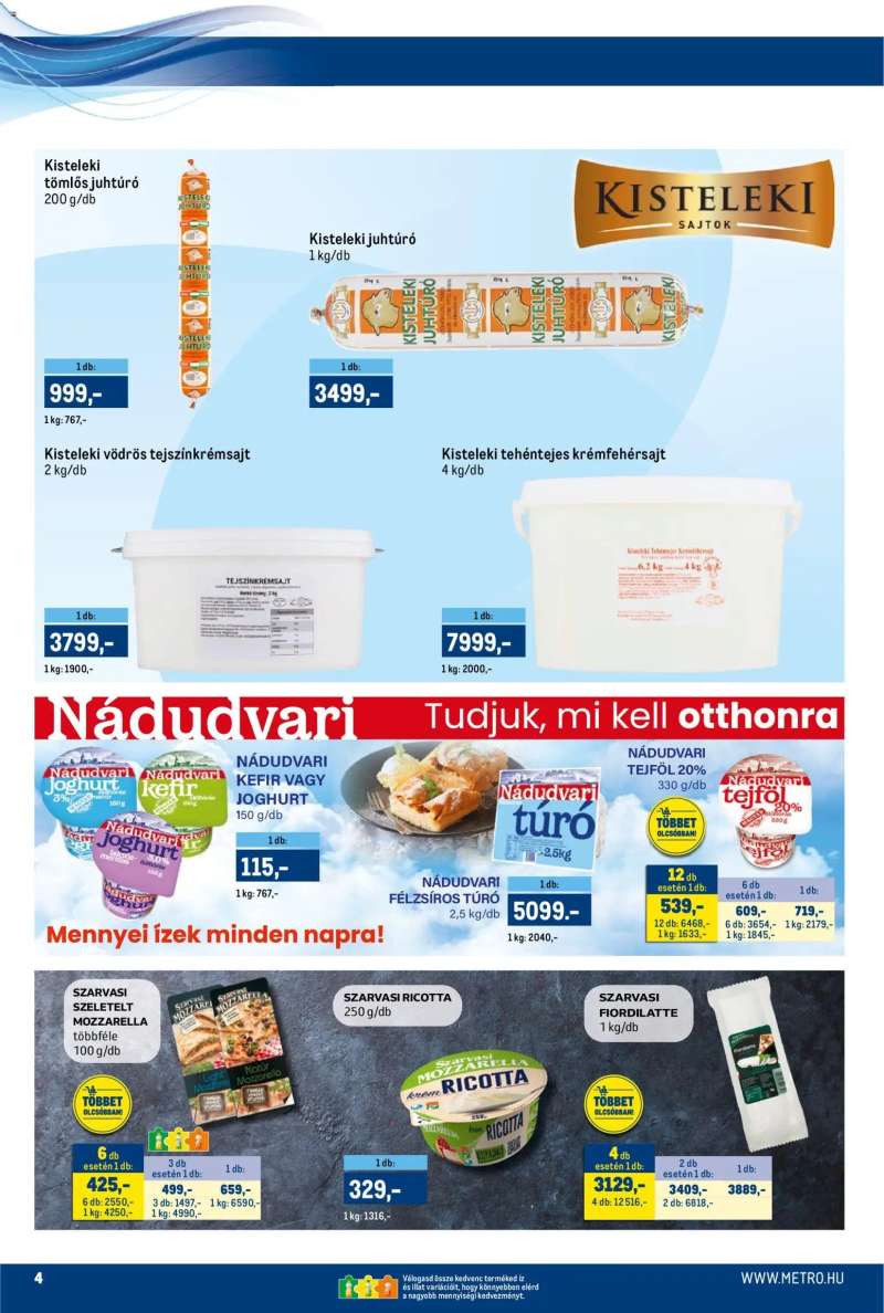 Metro Akciós újság Metro 4 oldal