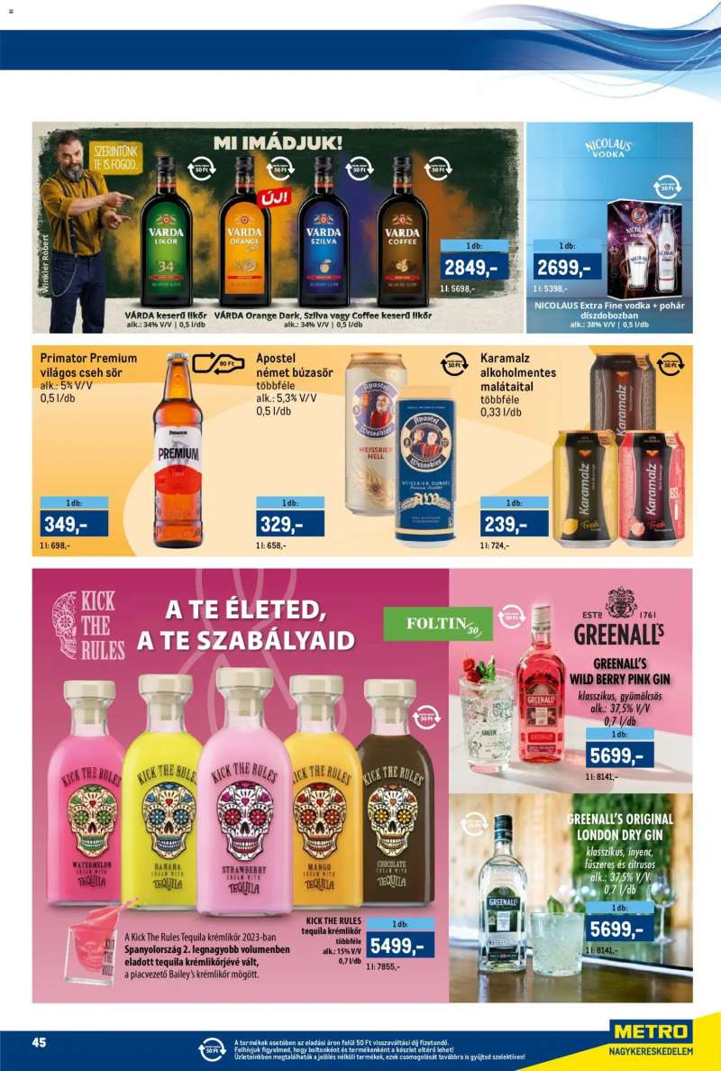 Metro Akciós újság Metro 45 oldal