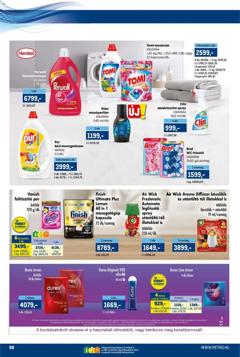 Metro Akciós újság Metro 50 oldal