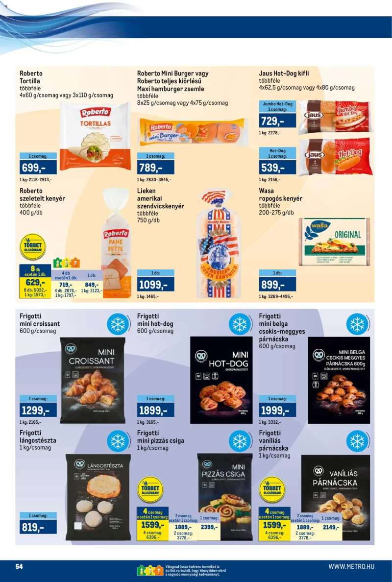 Metro Akciós újság Metro 54 oldal
