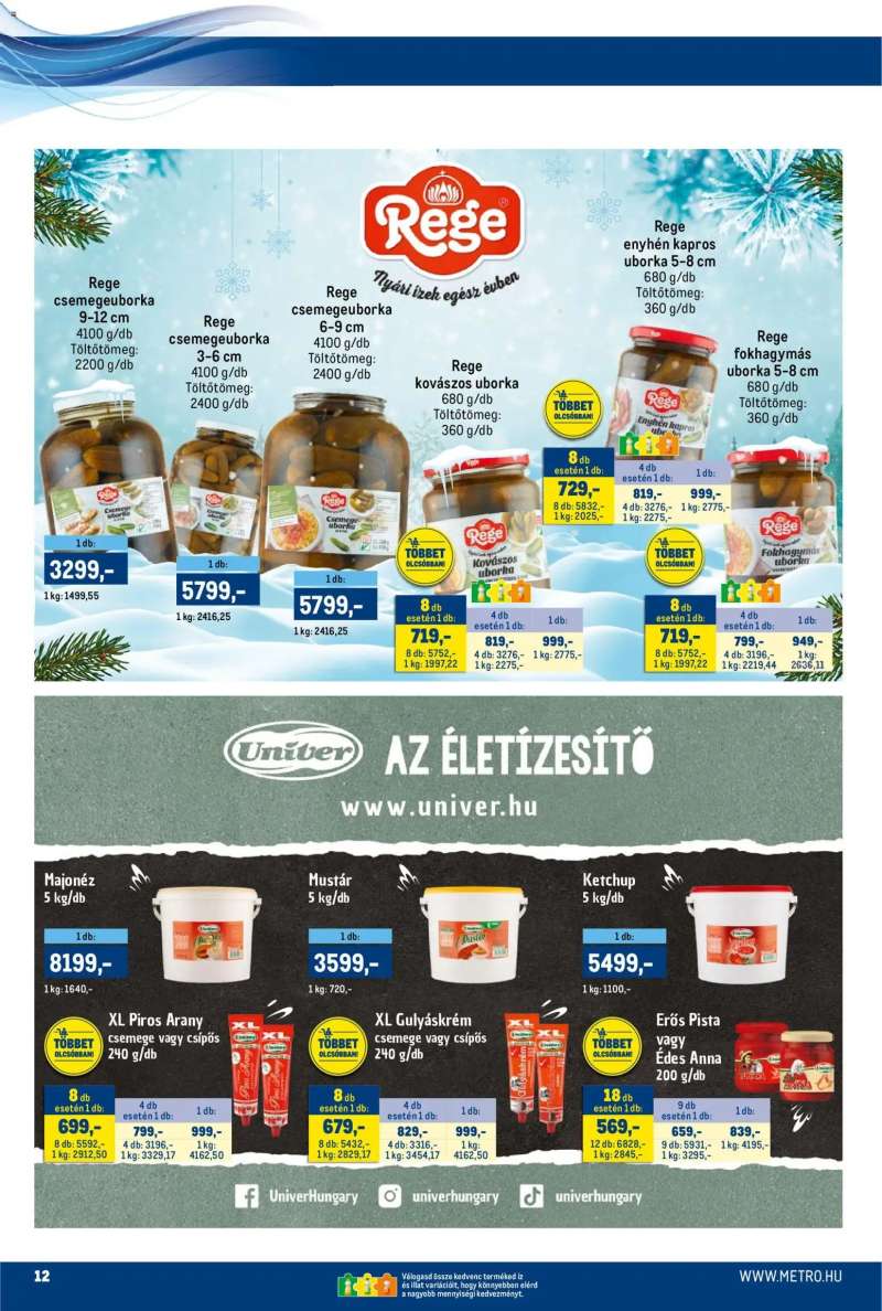 Metro Akciós újság Metro 12 oldal