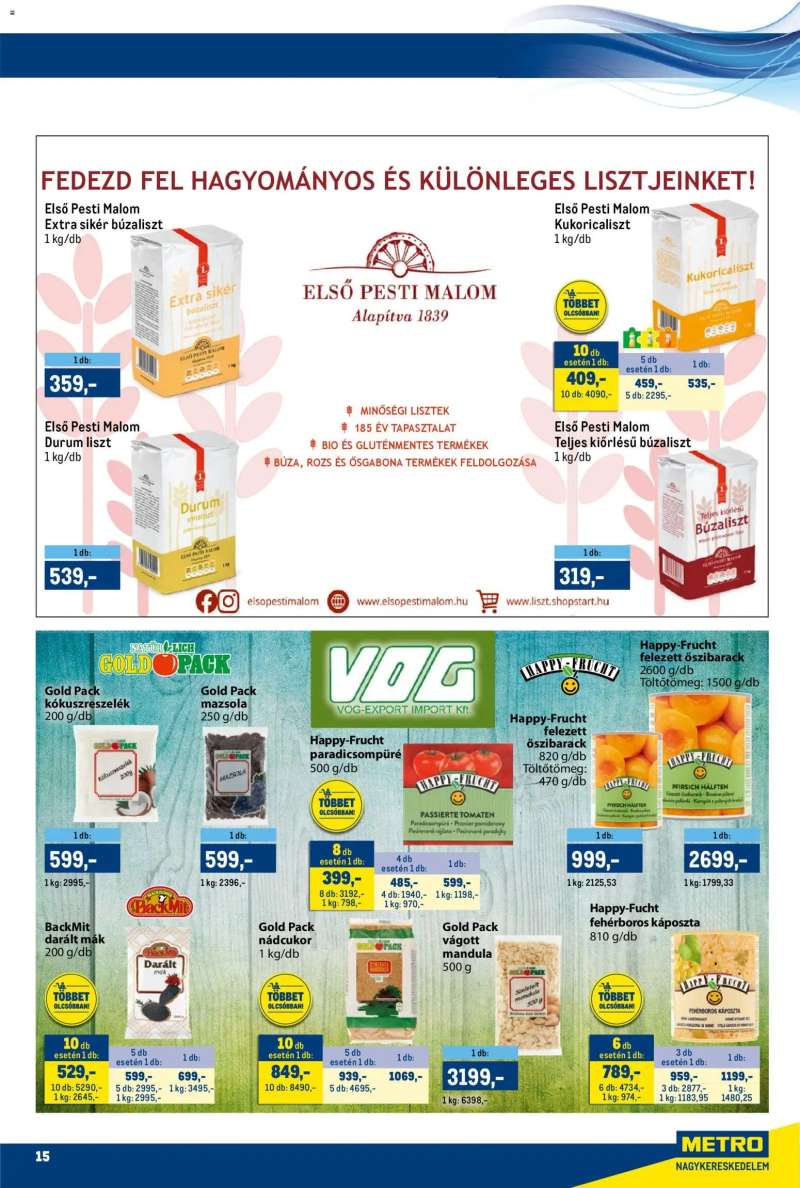 Metro Akciós újság Metro 15 oldal