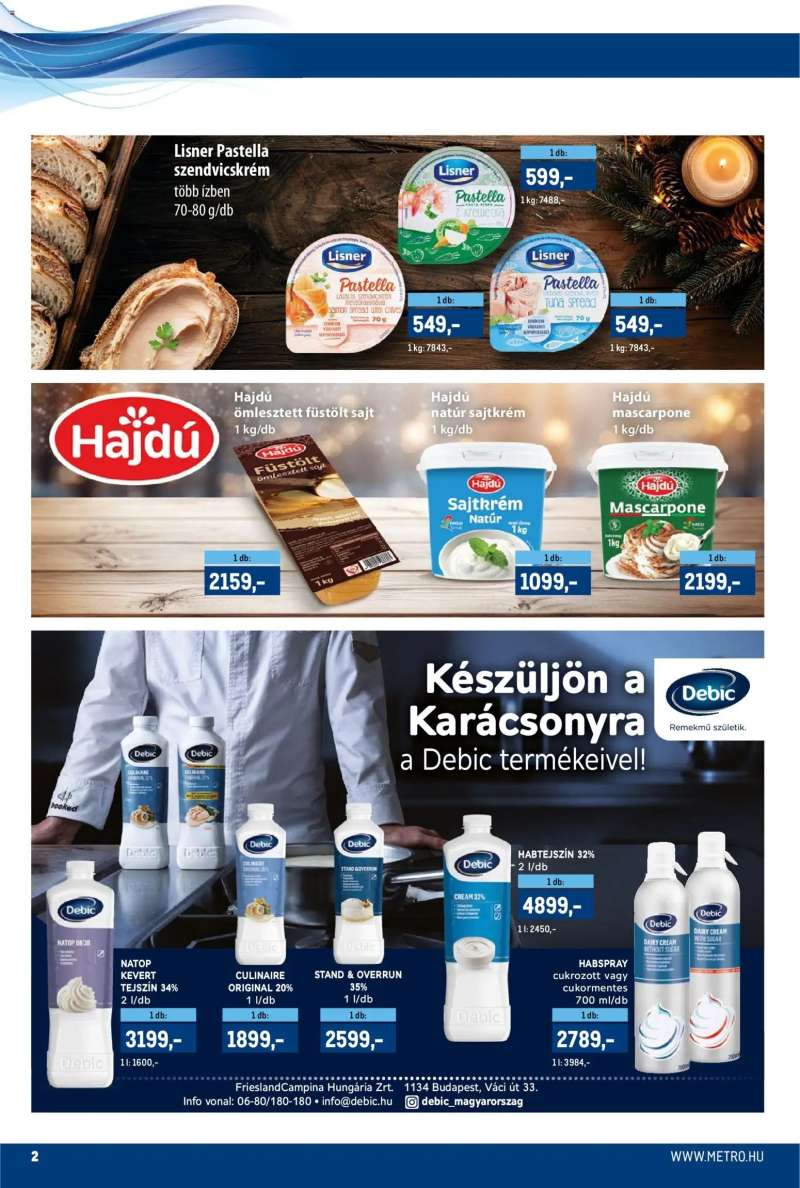 Metro Akciós újság Metro 2 oldal