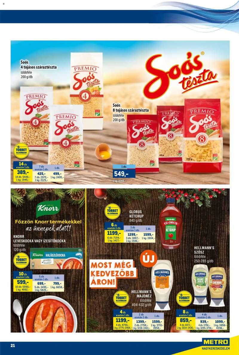 Metro Akciós újság Metro 21 oldal