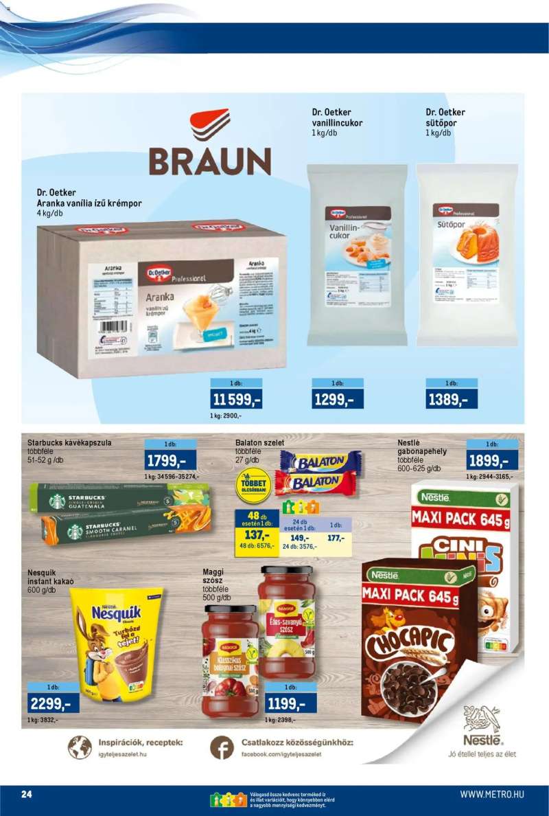 Metro Akciós újság Metro 24 oldal