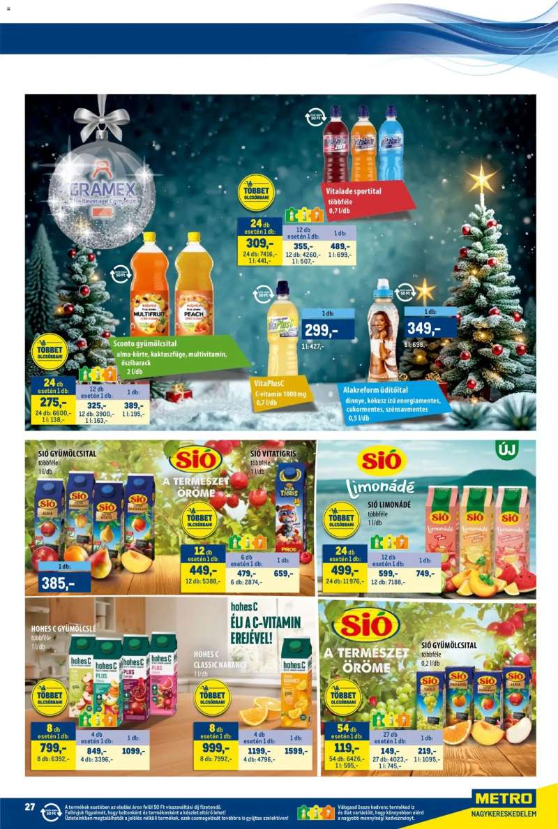 Metro Akciós újság Metro 27 oldal