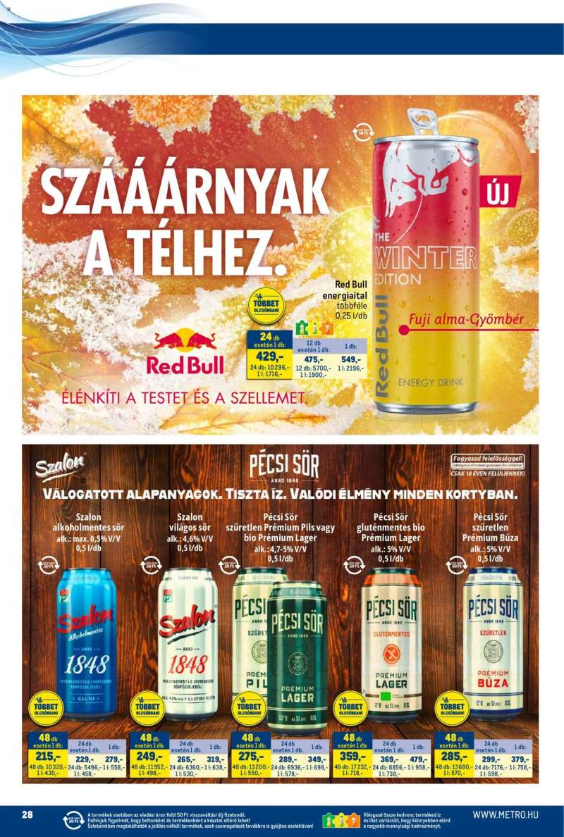 Metro Akciós újság Metro 28 oldal
