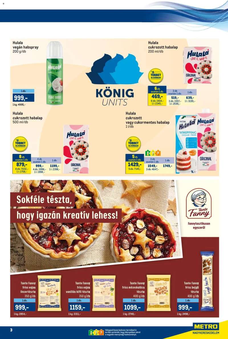 Metro Akciós újság Metro 3 oldal