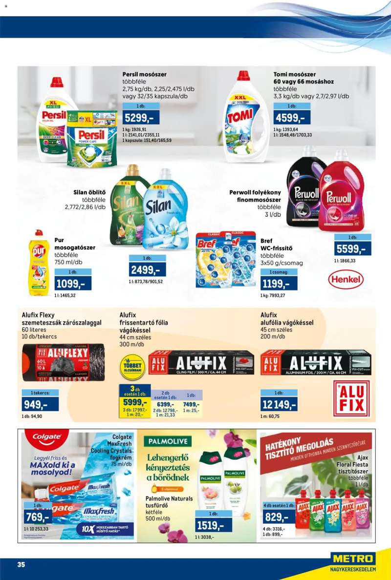 Metro Akciós újság Metro 35 oldal