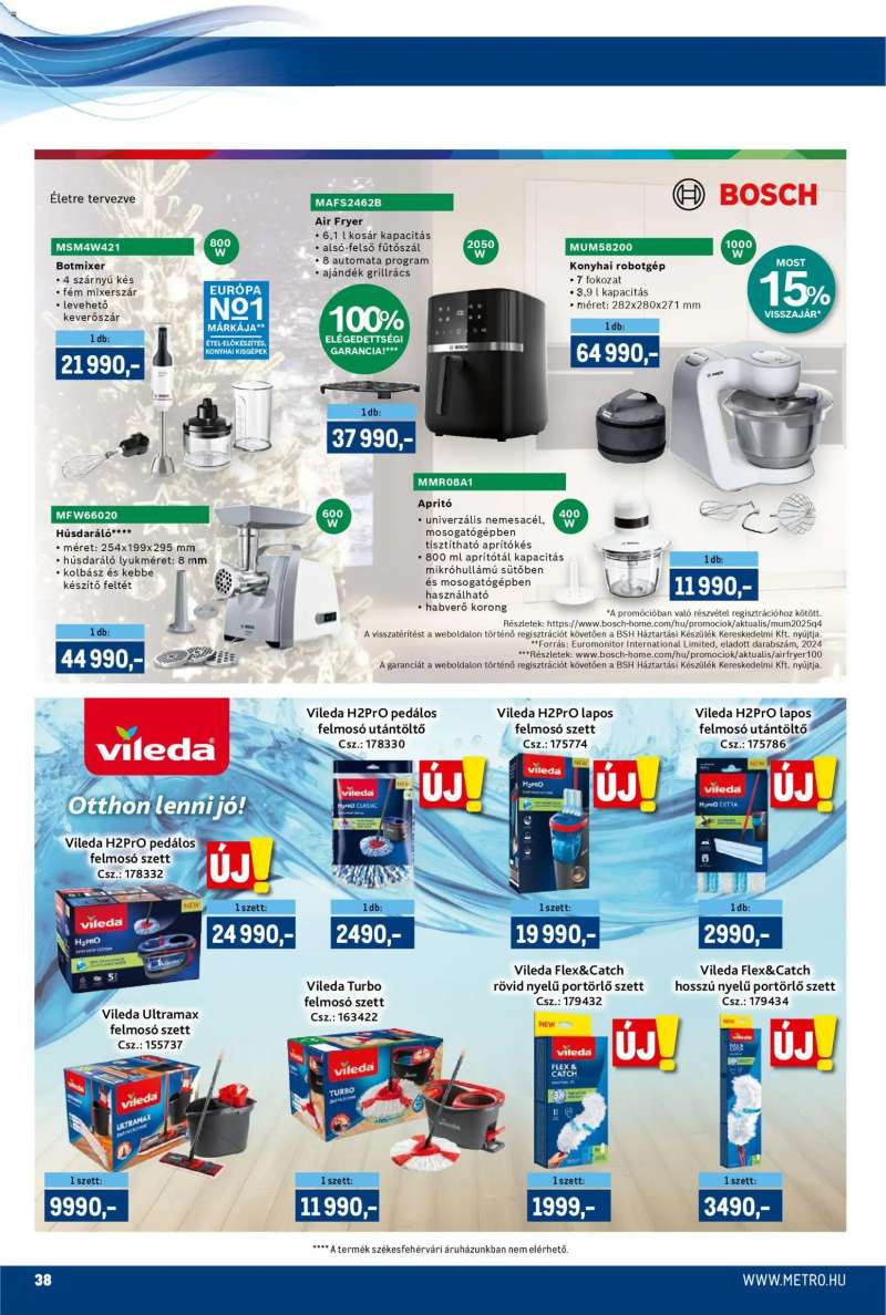 Metro Akciós újság Metro 38 oldal