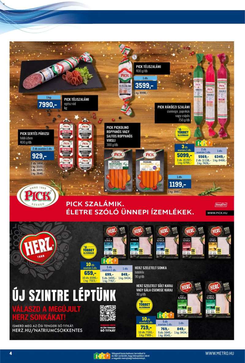 Metro Akciós újság Metro 4 oldal