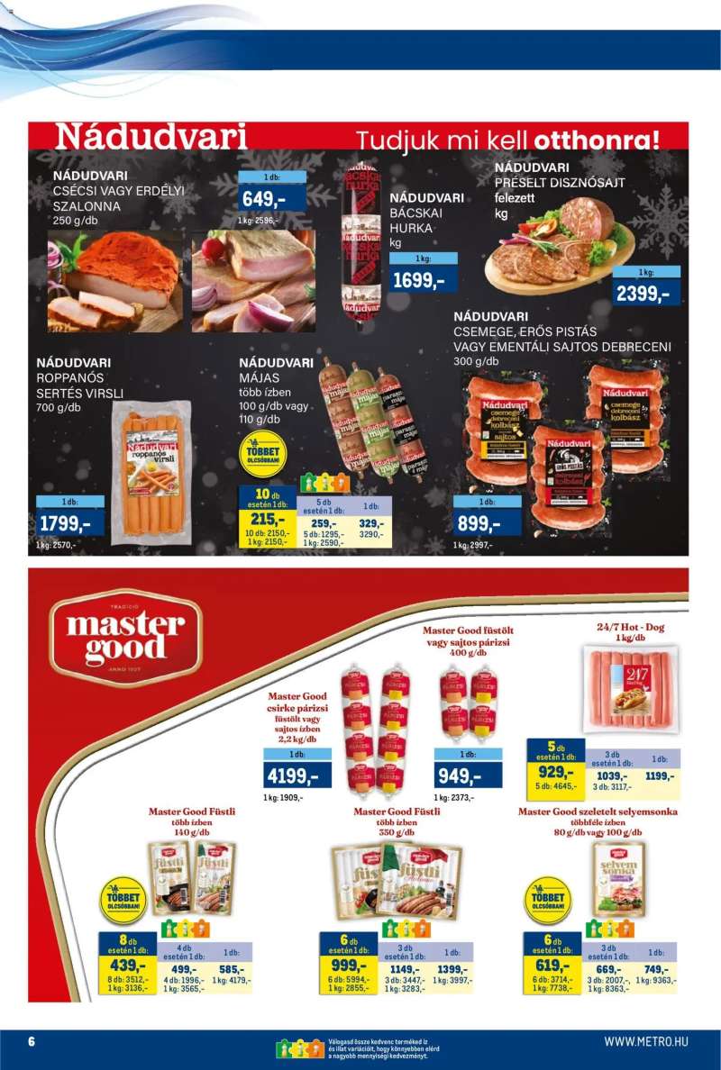 Metro Akciós újság Metro 6 oldal