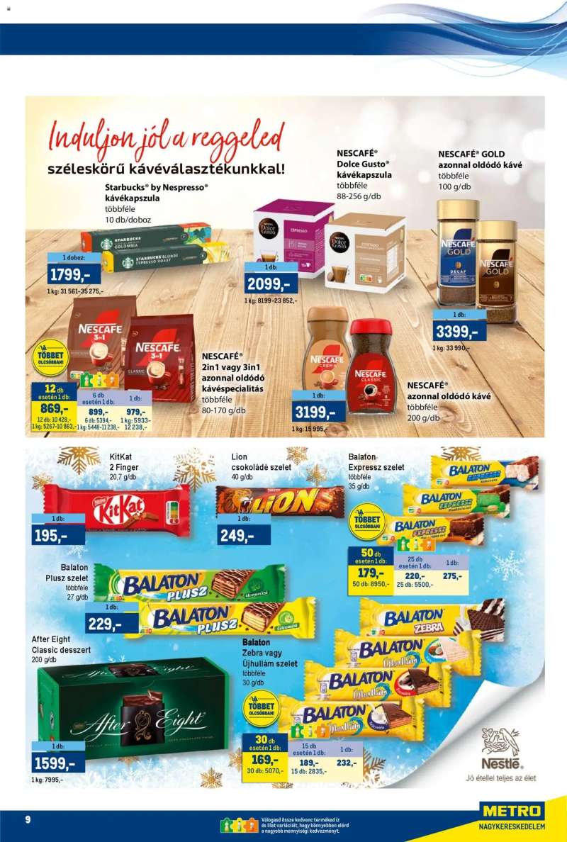 Metro Akciós újság Metro 9 oldal