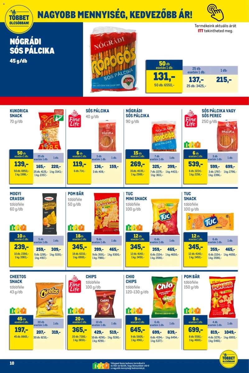 Metro Élelmiszer és Szezonális katalógus 2025/12 10 oldal