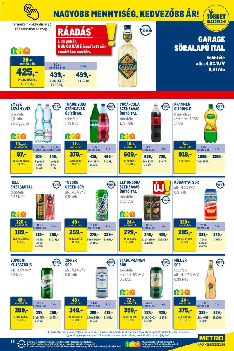 Metro Élelmiszer és Szezonális katalógus 2025/12 13 oldal