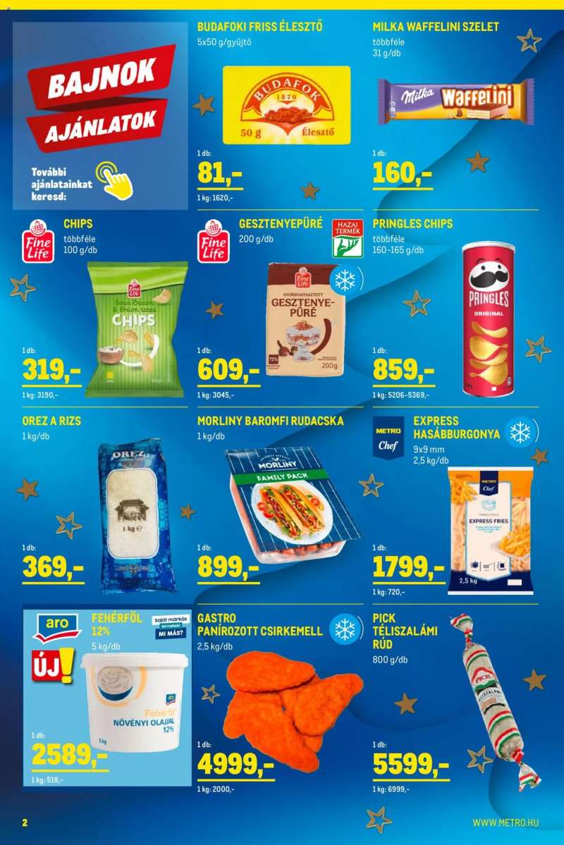 Metro Élelmiszer és Szezonális katalógus 2025/12 2 oldal