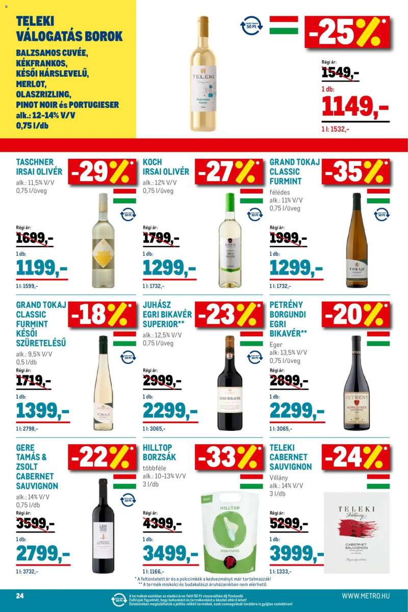 Metro Élelmiszer és Szezonális katalógus 2025/12 24 oldal