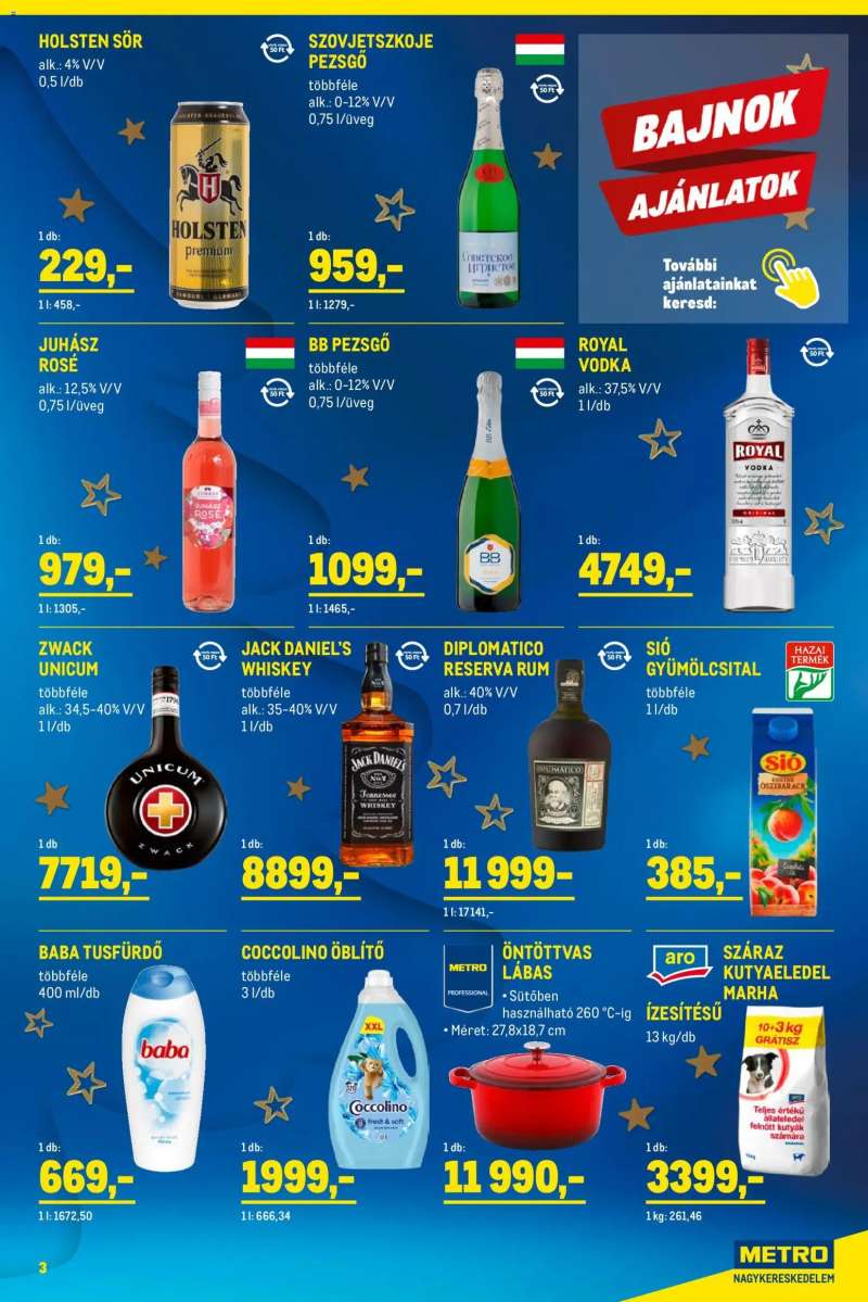 Metro Élelmiszer és Szezonális katalógus 2025/12 3 oldal