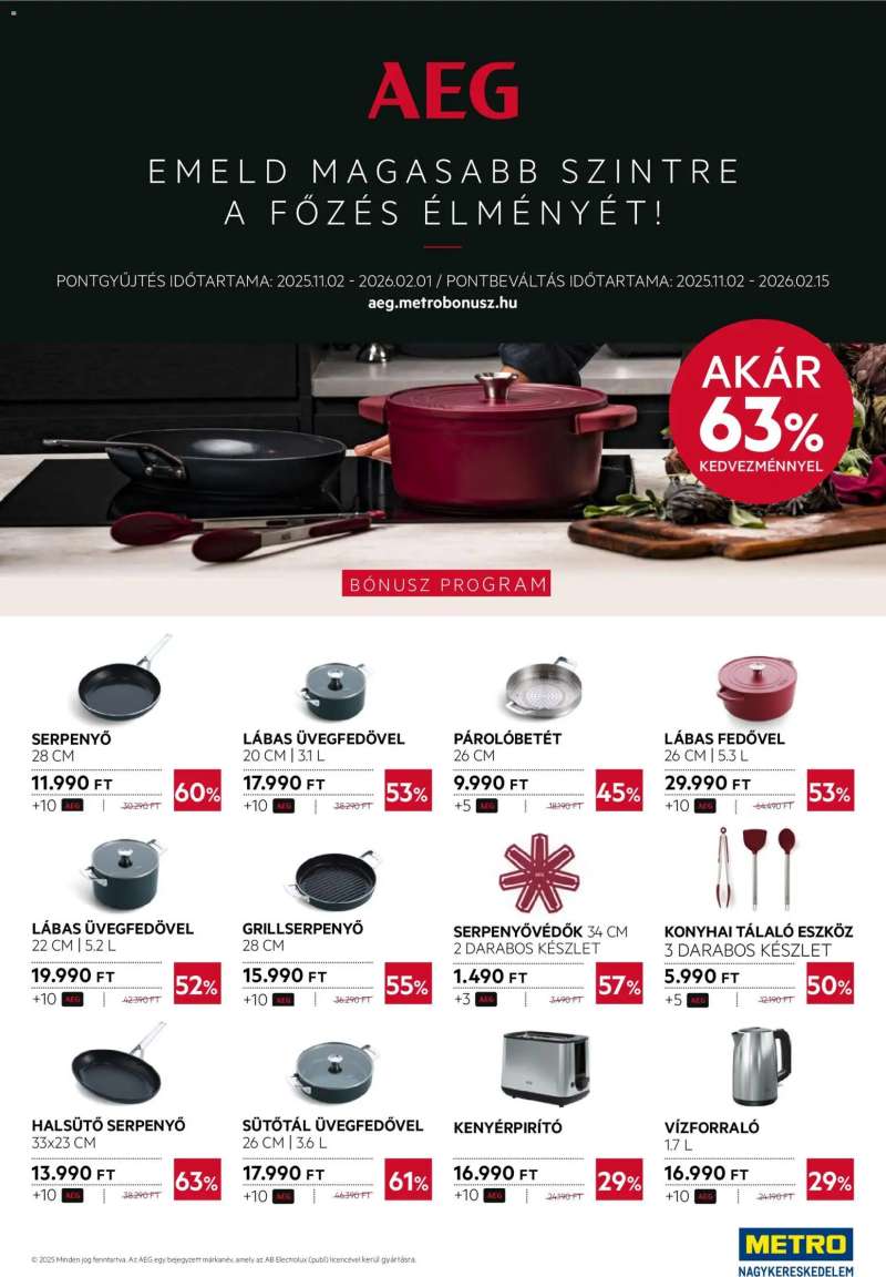 Metro Élelmiszer és Szezonális katalógus 2025/12 33 oldal