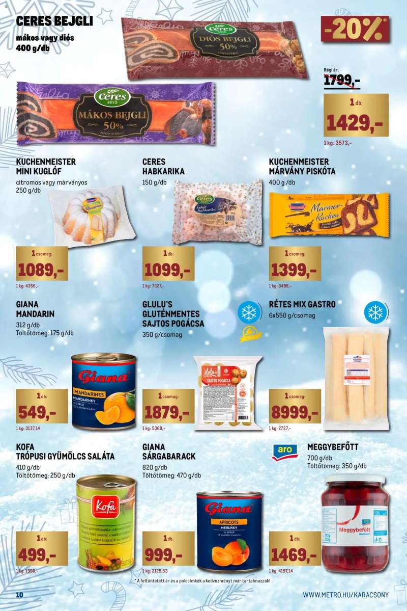 Metro Ünnepi katalógus 10 oldal