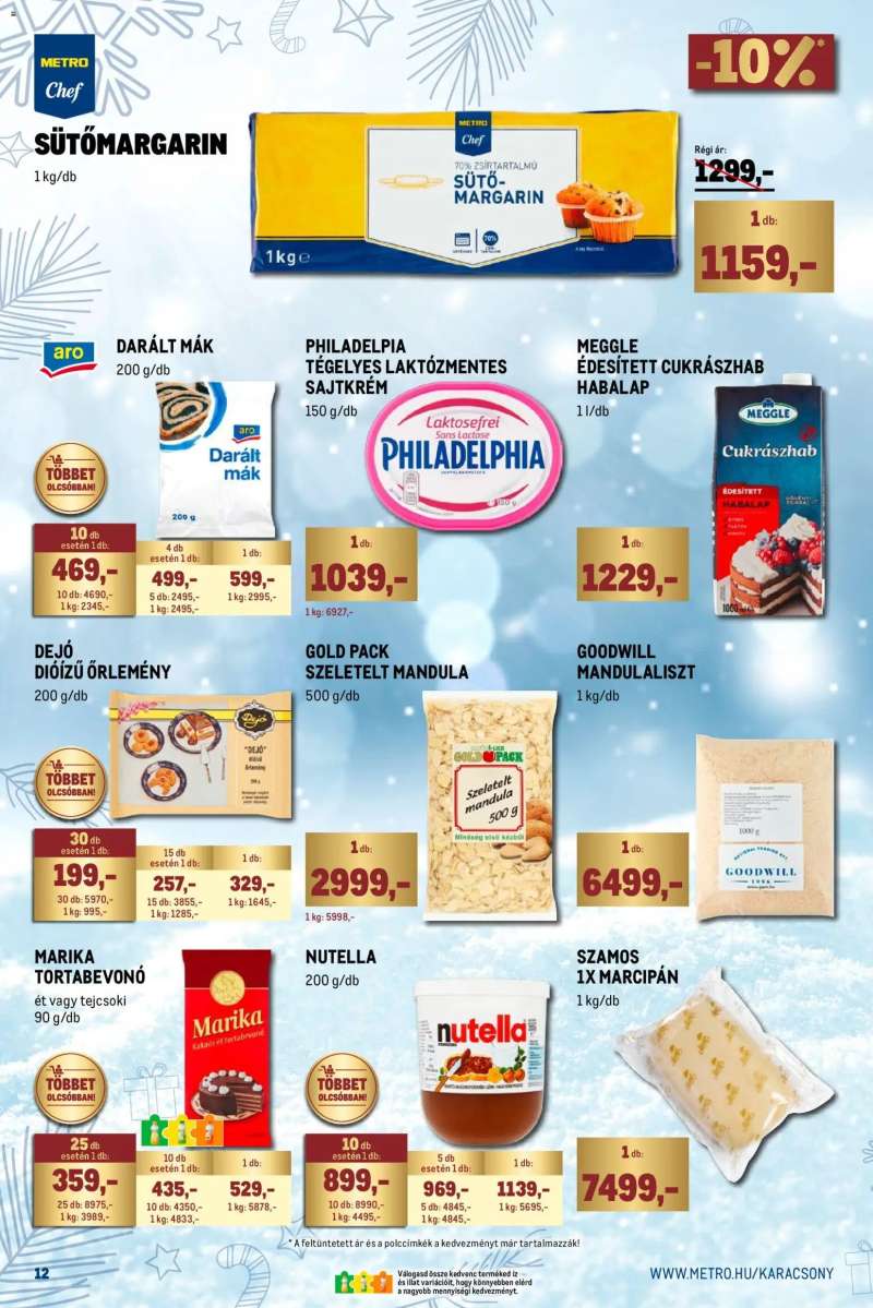 Metro Ünnepi katalógus 12 oldal