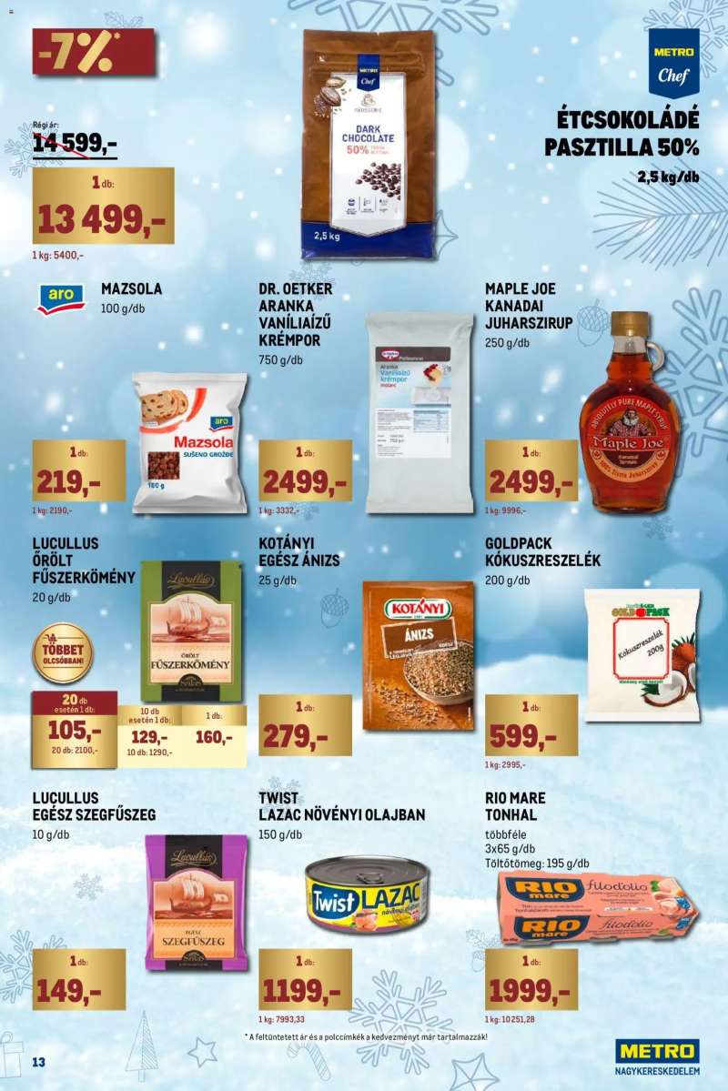 Metro Ünnepi katalógus 13 oldal