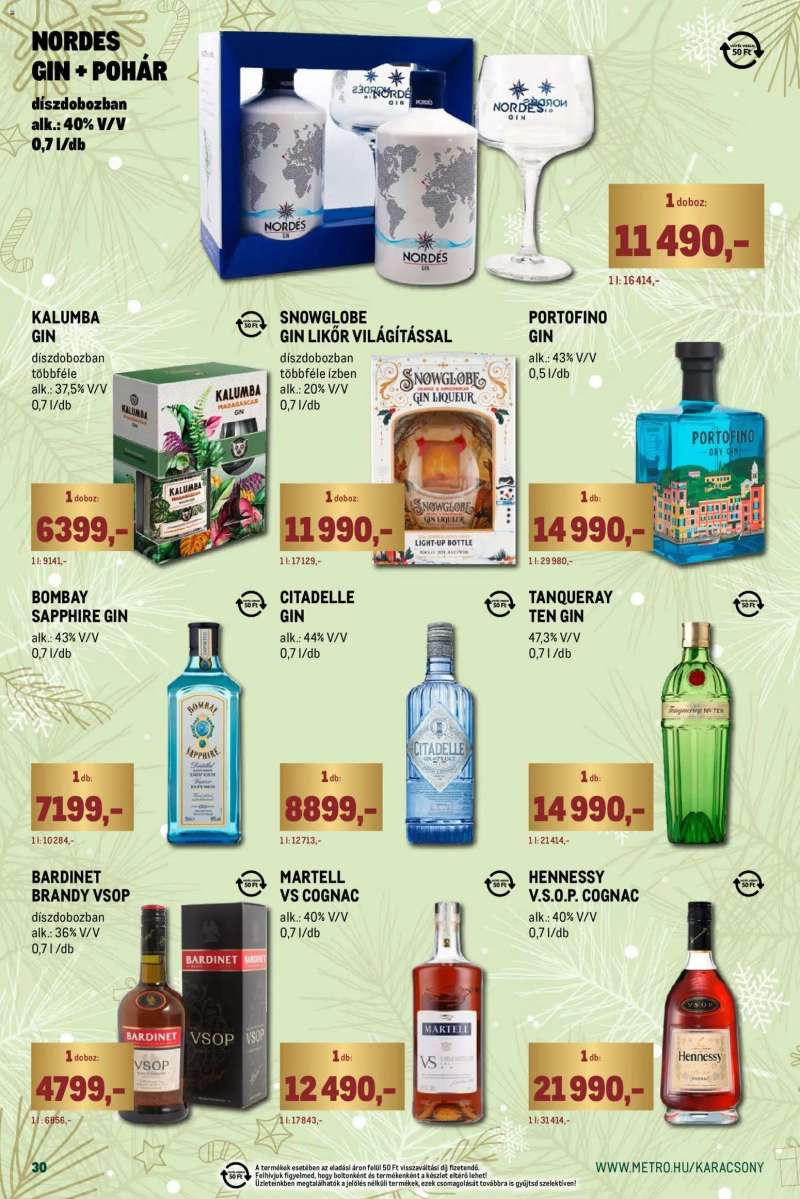 Metro Ünnepi katalógus 30 oldal