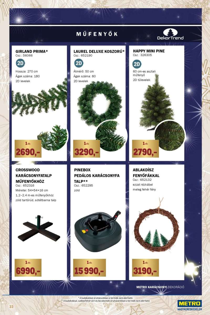 Metro Ünnepi katalógus 33 oldal