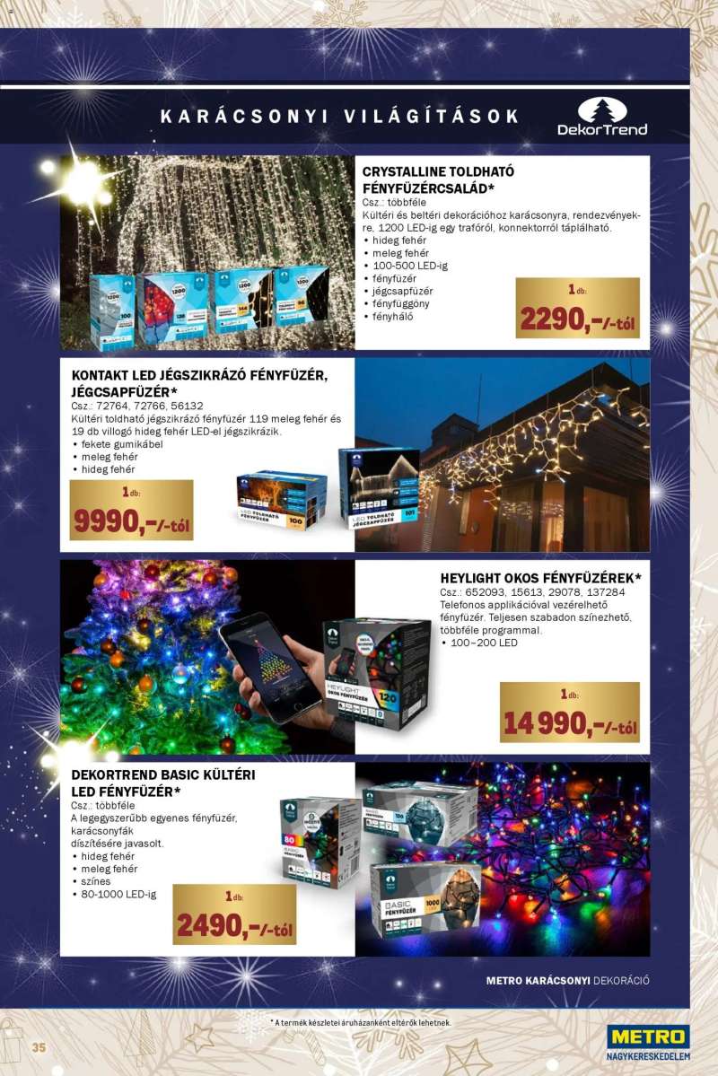 Metro Ünnepi katalógus 35 oldal