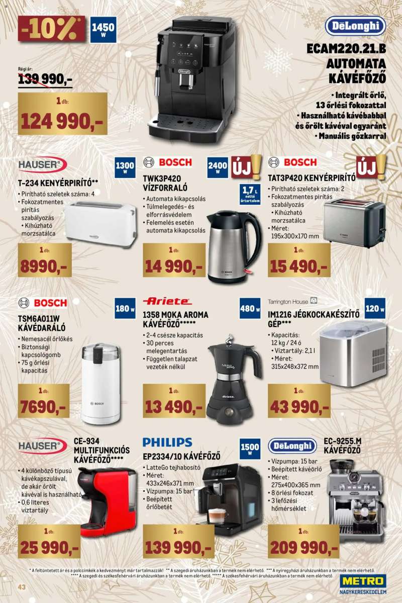 Metro Ünnepi katalógus 43 oldal