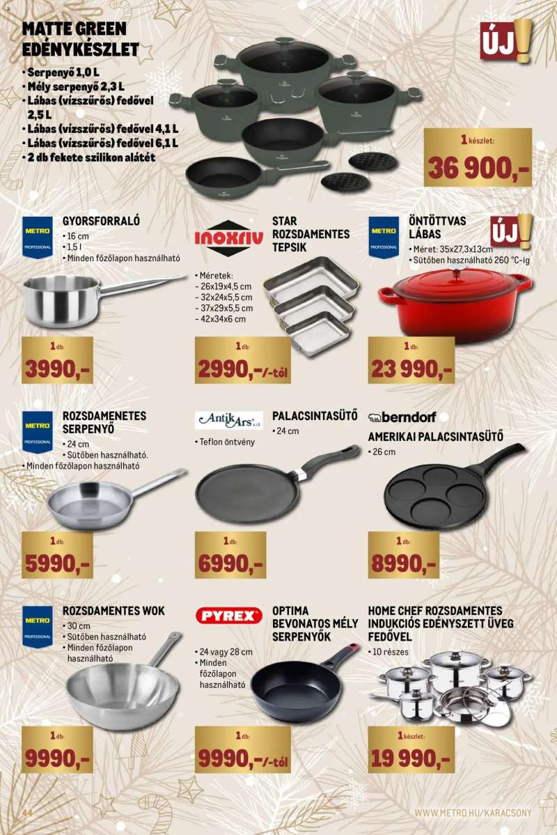 Metro Ünnepi katalógus 44 oldal