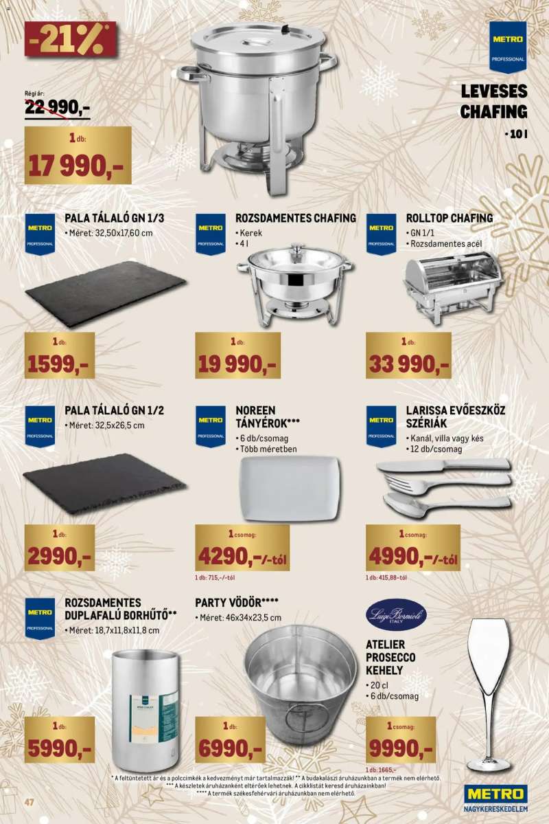 Metro Ünnepi katalógus 47 oldal