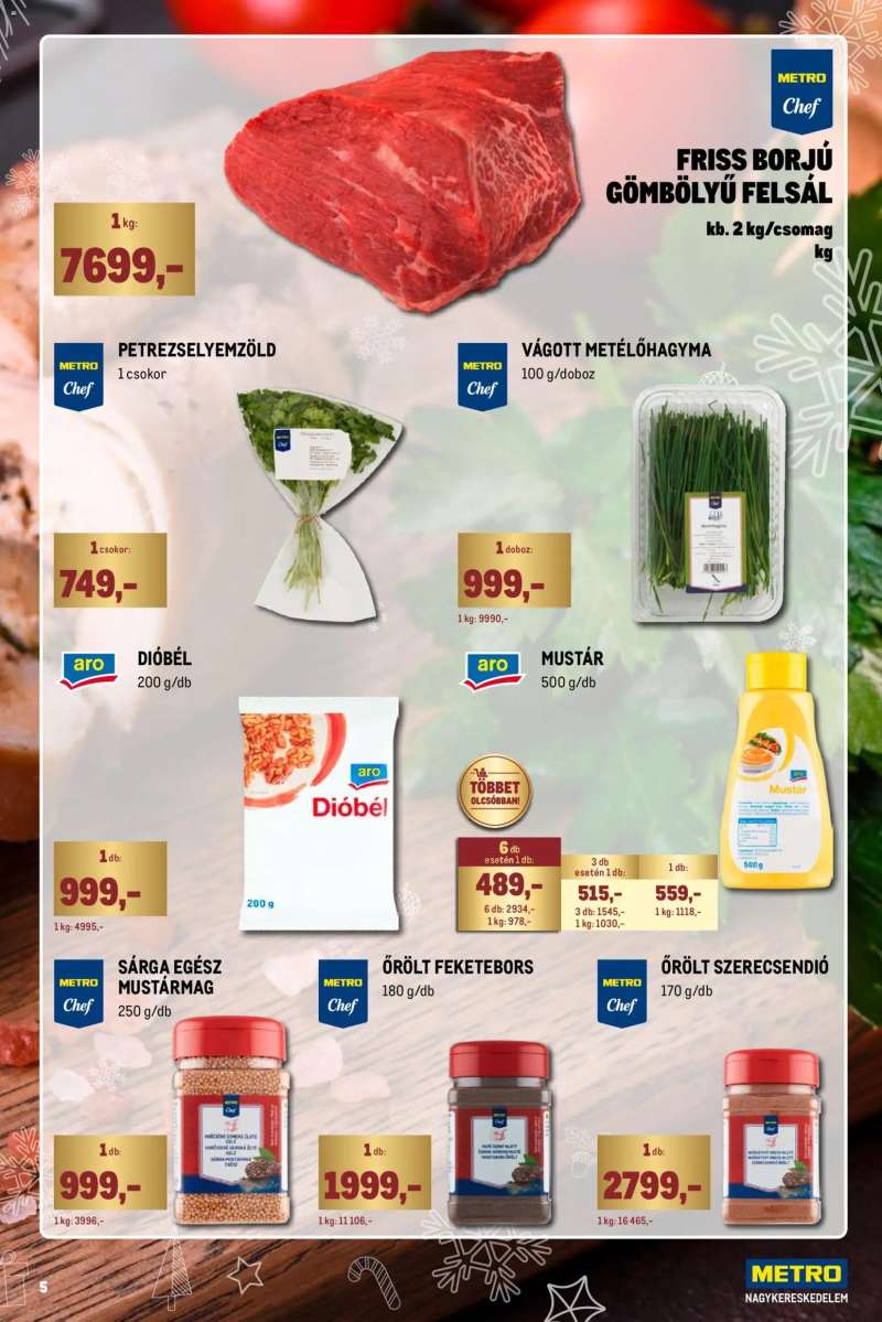 Metro Ünnepi katalógus 5 oldal