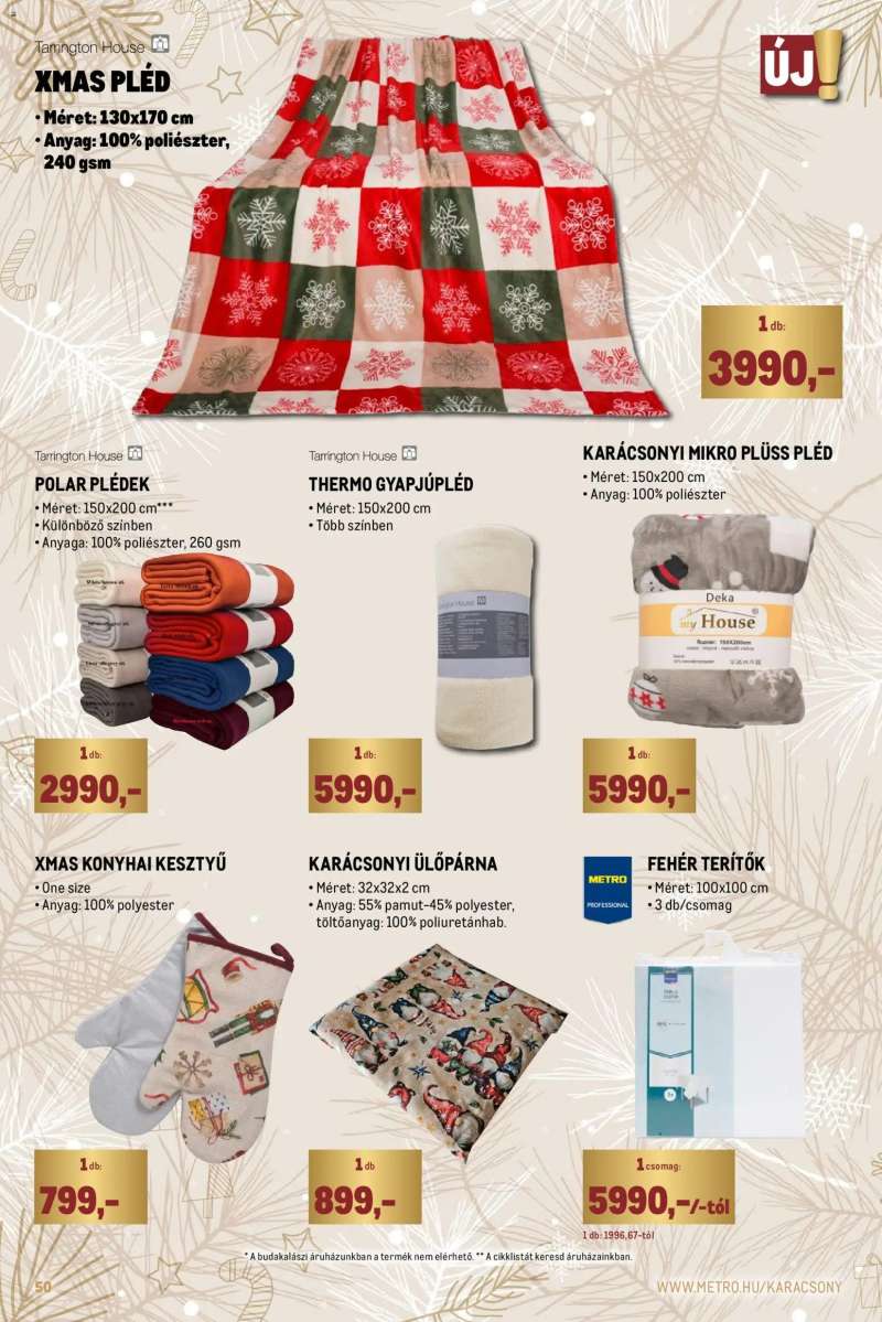 Metro Ünnepi katalógus 50 oldal