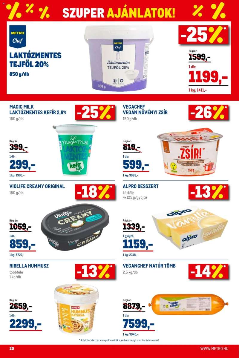 Metro Élelmiszer és Szezonális katalógus 2026/01 20 oldal