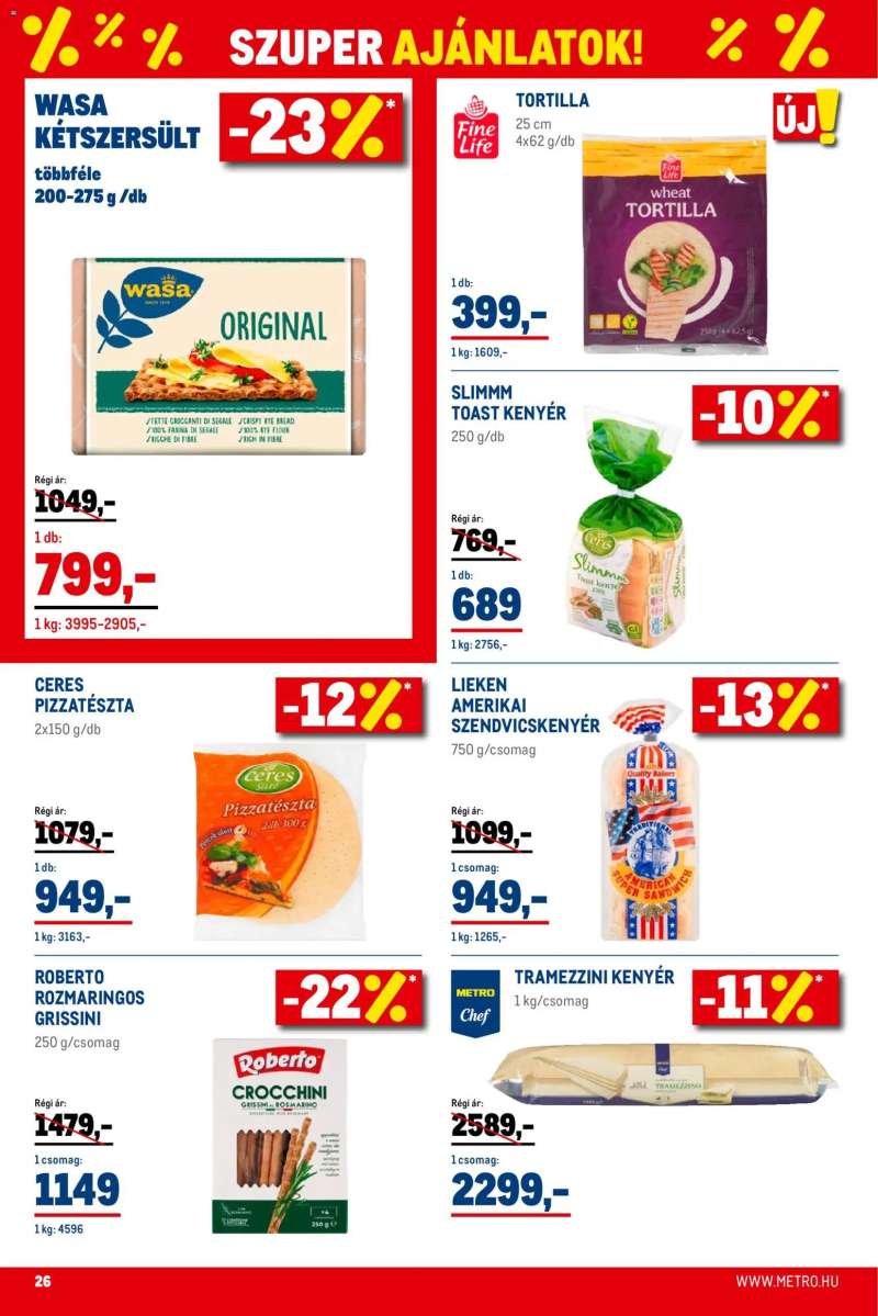 Metro Élelmiszer és Szezonális katalógus 2026/01 26 oldal