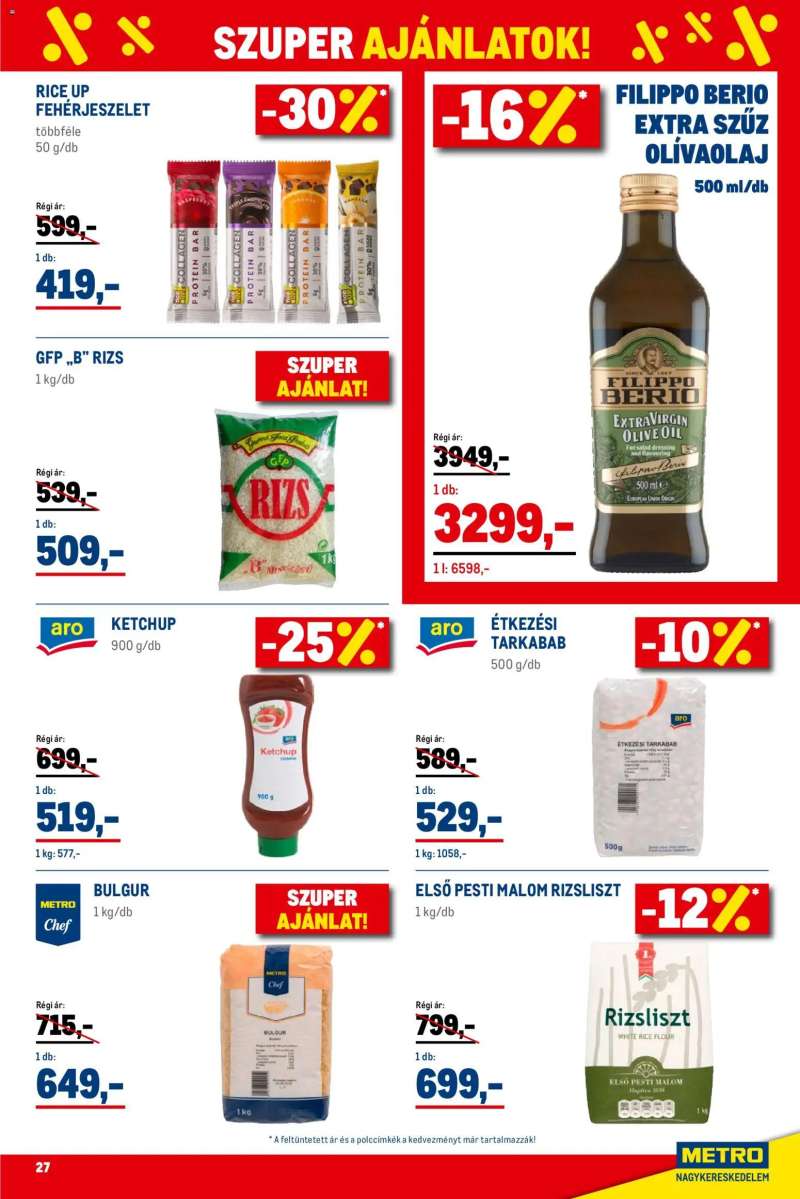 Metro Élelmiszer és Szezonális katalógus 2026/01 27 oldal