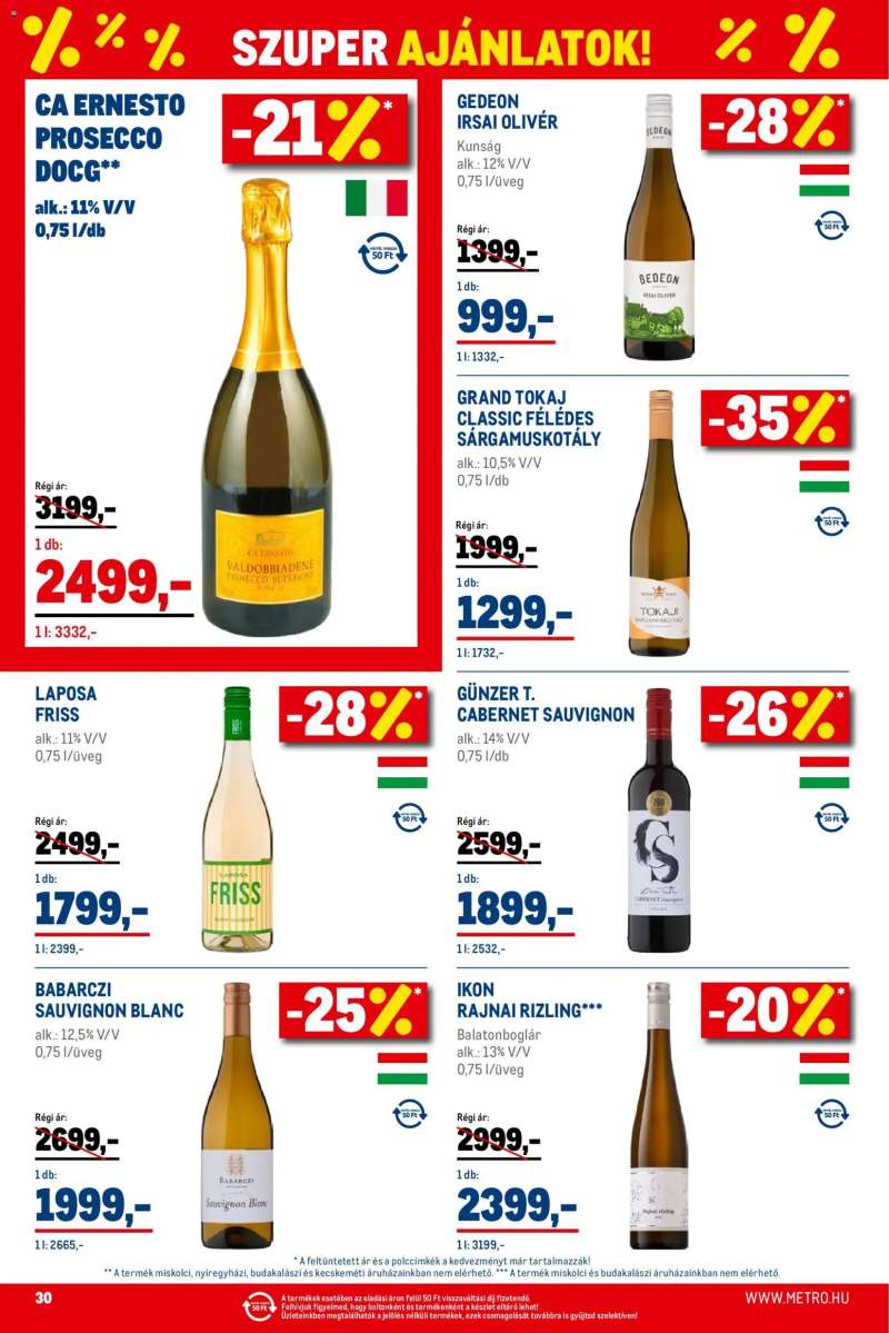 Metro Élelmiszer és Szezonális katalógus 2026/01 30 oldal