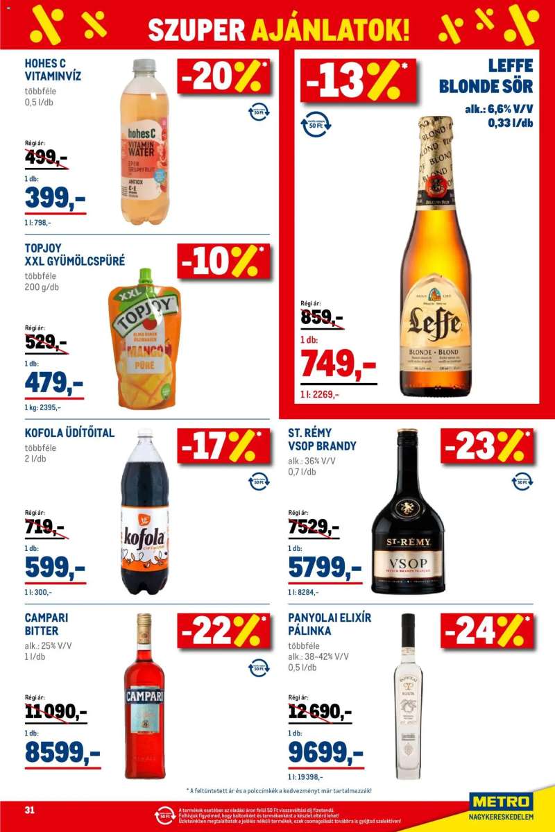 Metro Élelmiszer és Szezonális katalógus 2026/01 31 oldal