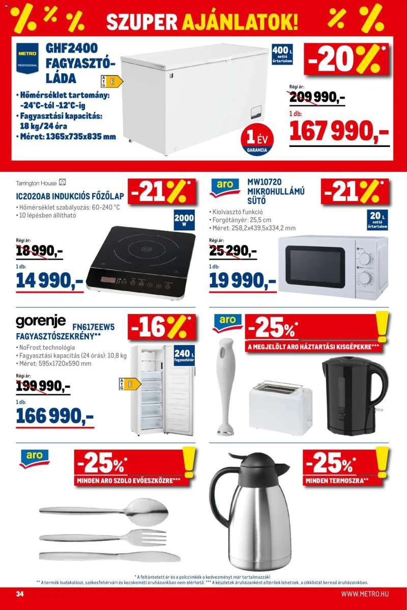 Metro Élelmiszer és Szezonális katalógus 2026/01 34 oldal
