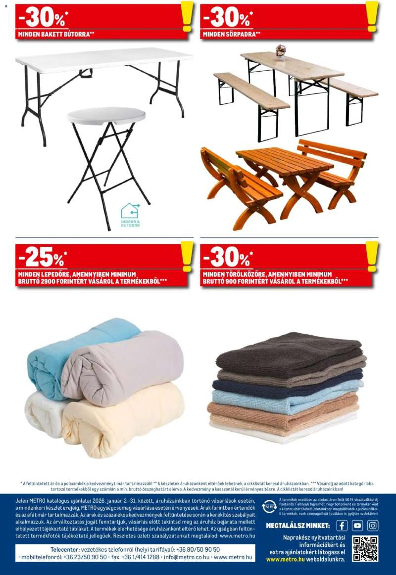 Metro Élelmiszer és Szezonális katalógus 2026/01 38 oldal