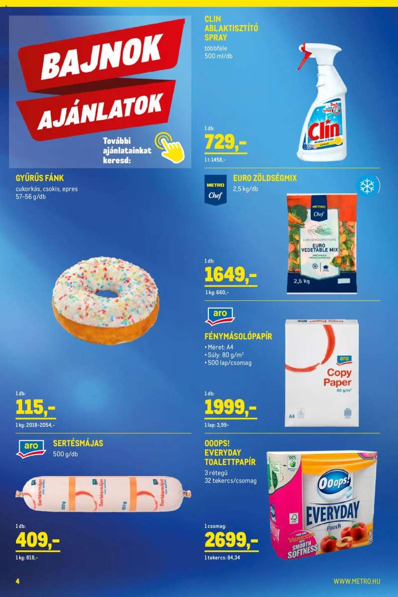 Metro Élelmiszer és Szezonális katalógus 2026/01 4 oldal