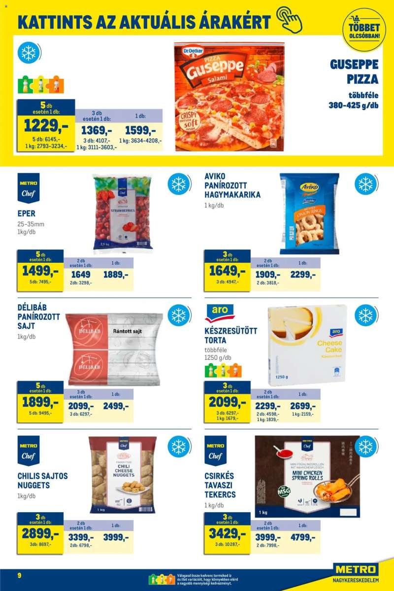 Metro Élelmiszer és Szezonális katalógus 2026/01 9 oldal