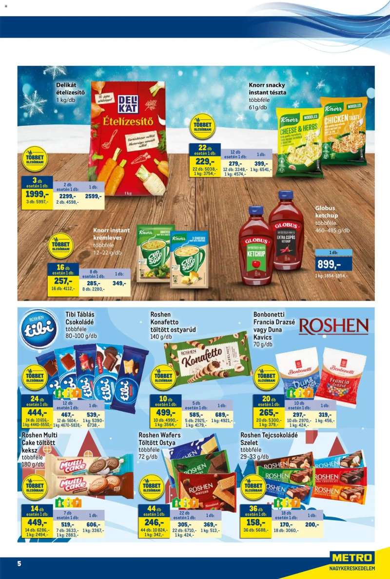 Metro Akciós újság Metro 5 oldal