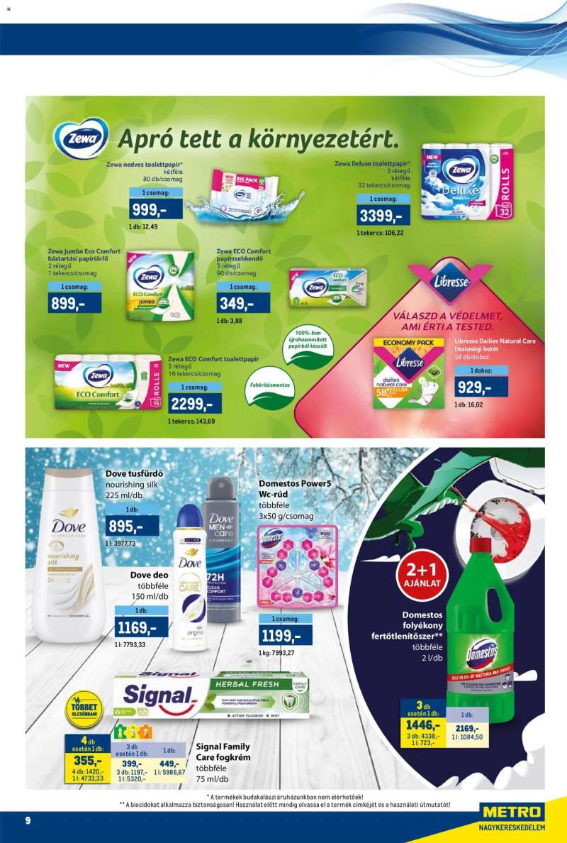 Metro Akciós újság Metro 9 oldal