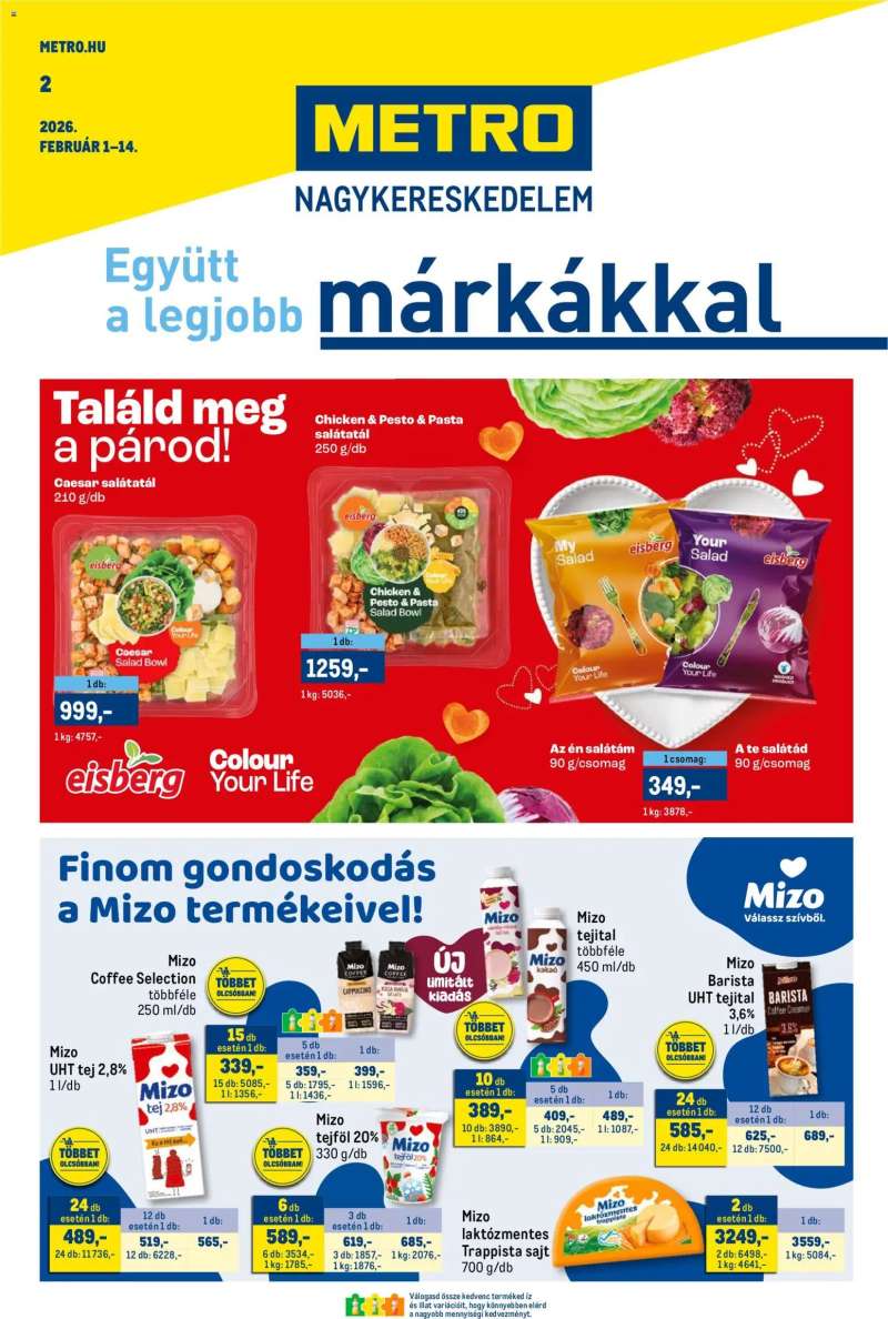 Metro Akciós újság Metro 1 oldal