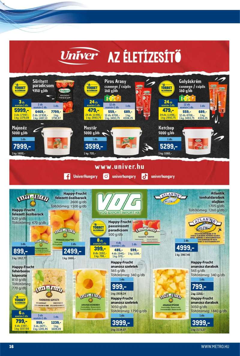 Metro Akciós újság Metro 8 oldal